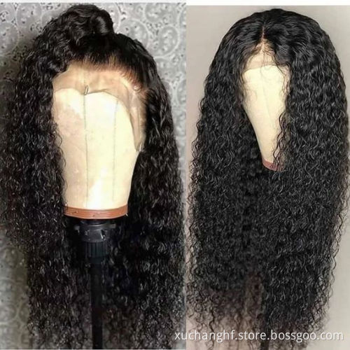 13X4 4x4 5x5 13x6 water wave wig Glueless hd lace wig Vendor Unprocessed Brazilian pre plucked real human hair wig